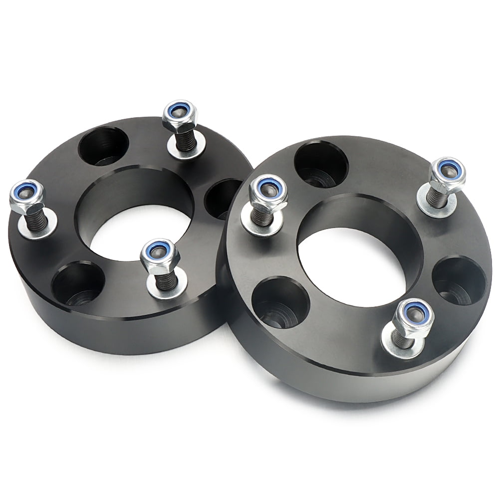 2" Front Leveling Lift kit for Dodge Ram 1500 2006-2024 4WD, Lifronkit Raise 2 Inch Front Strut Spacers Compatible with Dodge Ram Suspension Lift Kits 2006-2023 Black Anodized(new version)