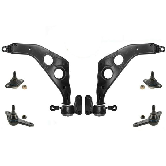 (2) Front Lower Control Arms W Bracket & Ball Joints For Mini Cooper 2002 - 2006