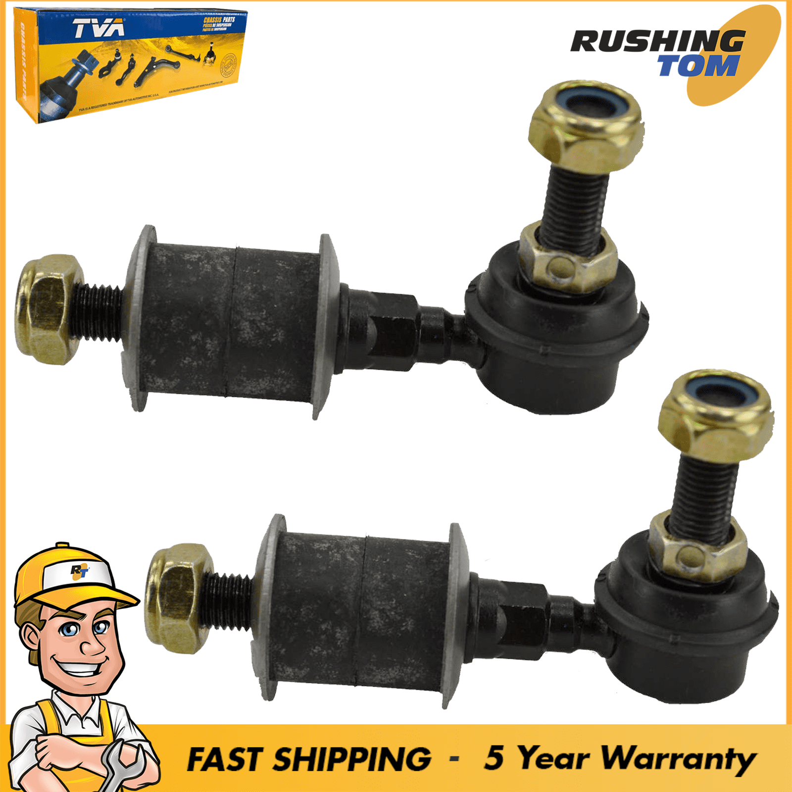 Moog Front Sway Bar End Links (Pair) K750963 Moog Front Sway Bar End Links (Pair) K750963
