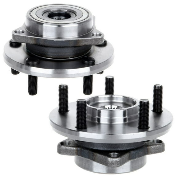(2) Front Wheel Bearing And Hubs For Avenger Eclipse Galant Sebring Stratus