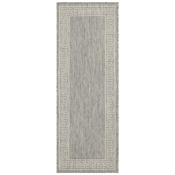 2 Ft. 7 In. X 3 Silver Sunshine Rug - Gchar2003, Polypropylene, Stain , For Indoor/outdoor, And Pet