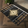 thumbnail image 1 of 2 Ft. X 3 Black Rug, Polypropylene, Stain-, For High-traffic Indoor Areas Area Influence, Stain , High-footfall, 1 of 2