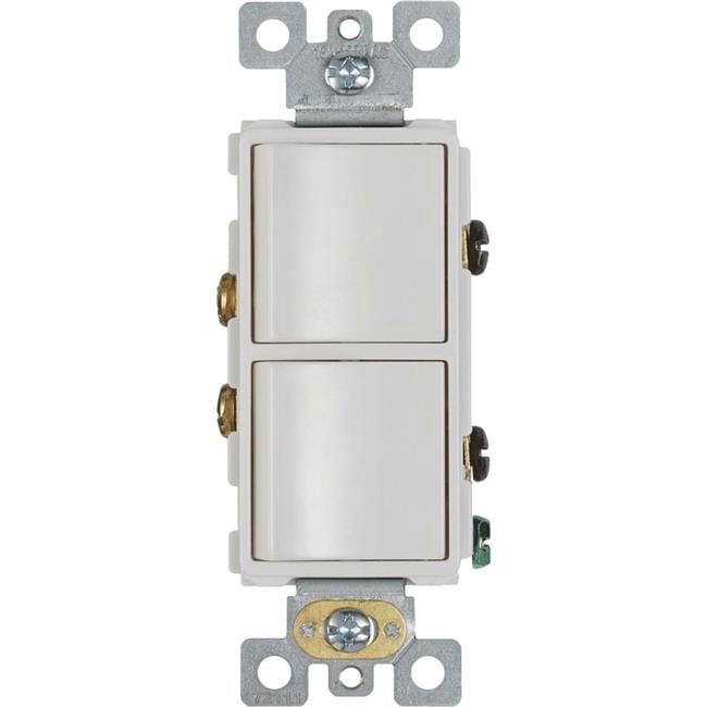 2 Function Rocker Switch Wall Control, White