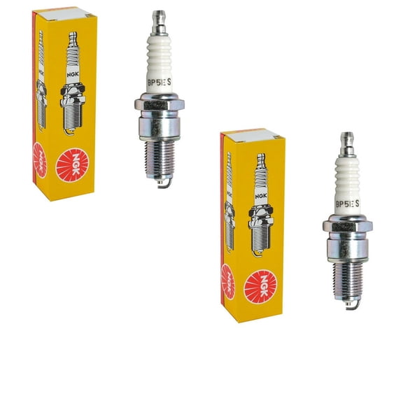 2 GENUINE NGK SPARK PLUGS BPR5ES 7734 SMALL ENGINE STANDARD PLUG 4006