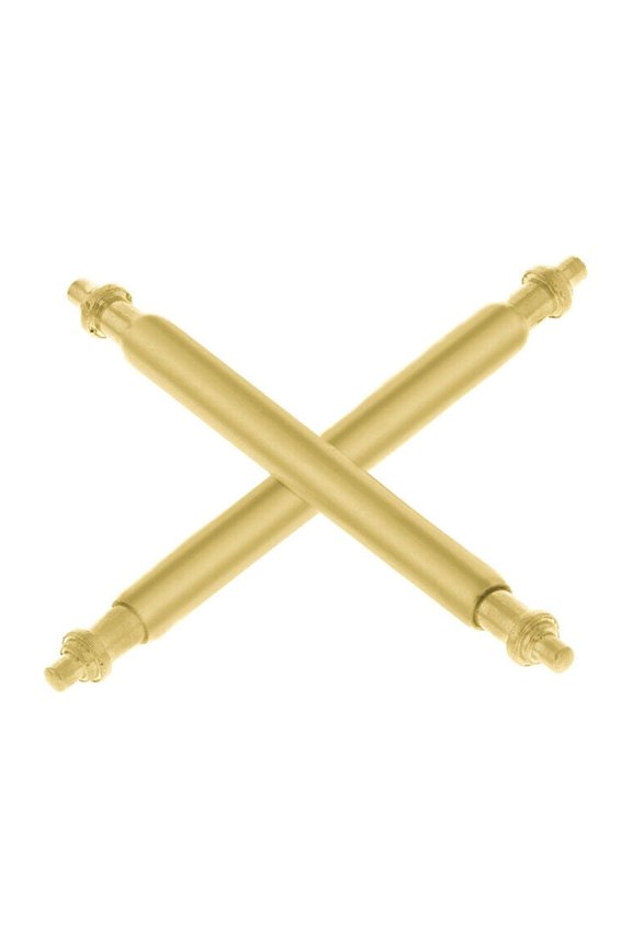 2 GOLD SPRING BARS FOR MENS 40MM ROLEX YACTHMASTER 16622 16623 WATCH 20MM