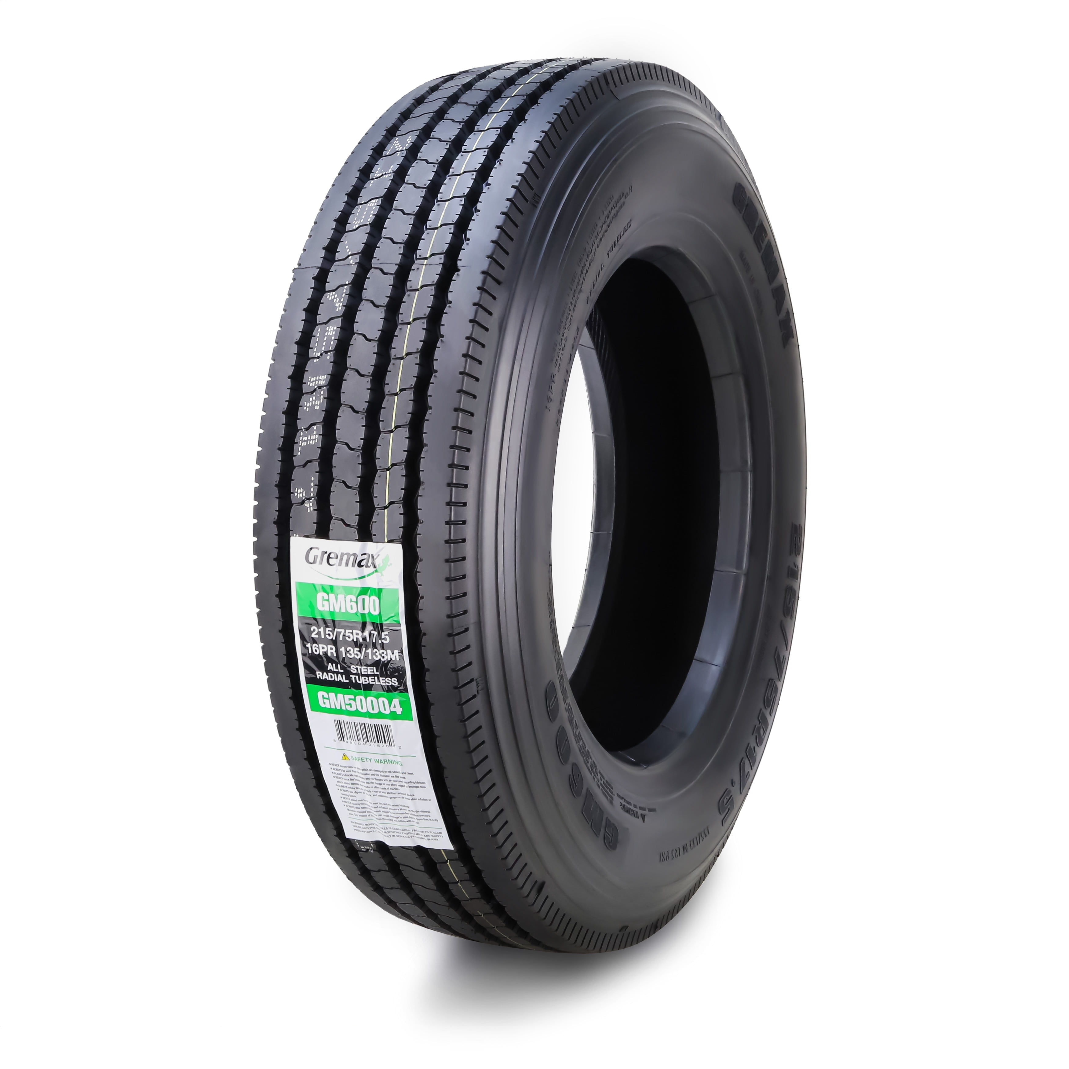 GREMAX All Steel Heavy Duty RV Trailer Tires ST215/75R17.5 18-Ply 135/133M, Set 1
