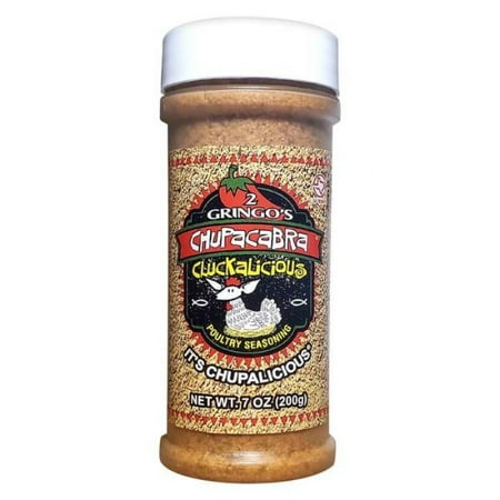 2 GRINGOS CHUPACABRA SEASONING CLUCKALICIOUS 7 OZ - Pack of 6