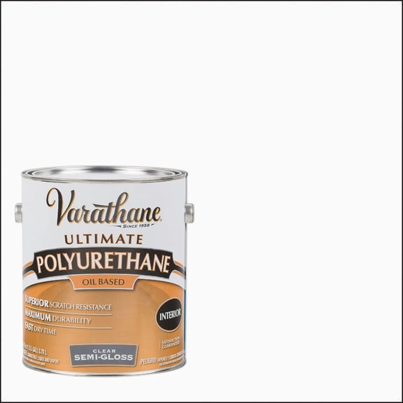 2 Gal Clear Semi-Gloss Oil Based Varathane Interior Furniture Polyurethane 6031