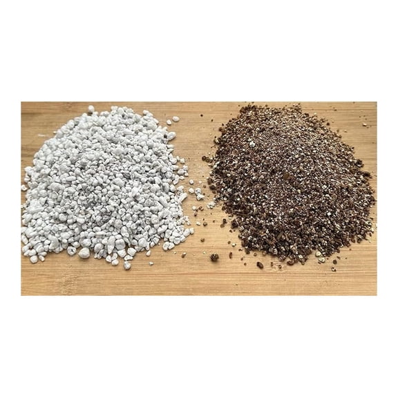 2 Gal. Perlite & Vermiculite for Seedling, Cuttings, Propagatiion, Cactus & , Tree Soil Mix - 1 Gal. Each