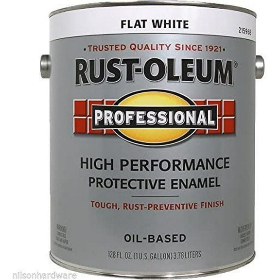 2 Gal White Rust-Oleum VOC Compliant Rust Control Enamel Paint 215968