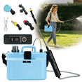 thumbnail image 1 of 2 Gallon Battery Powered Garden Sprayer, Electric Sprayer with USB Rechargeable Handle, 3 Mist Nozzles, Retractable Wand, Water Pump Sprayers with  Shoulder Strap for Yard, Lawn and Garden, 1 of 8
