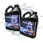 2 Gallon Epoxy Resin Art Resin للاستخدام DIY مع إضافات مثل Glitter و Mica Powder و Liquid Pigment و Crystal Clear و High Performance