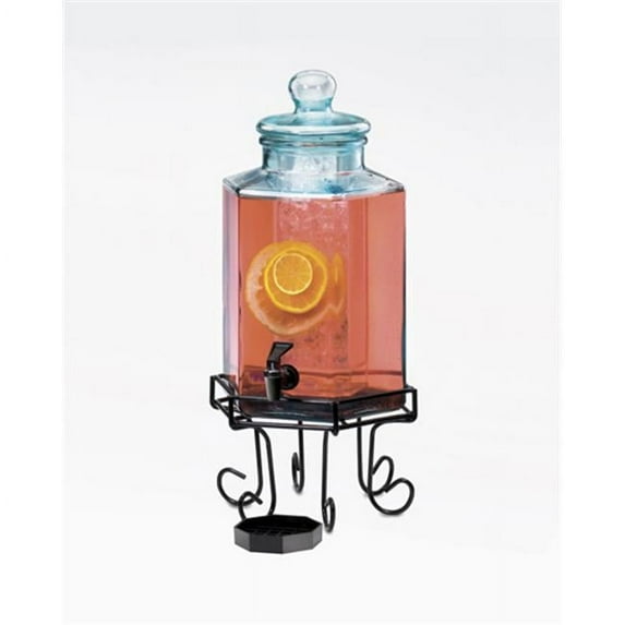 2 Gallon Glass Beverage Dispenser