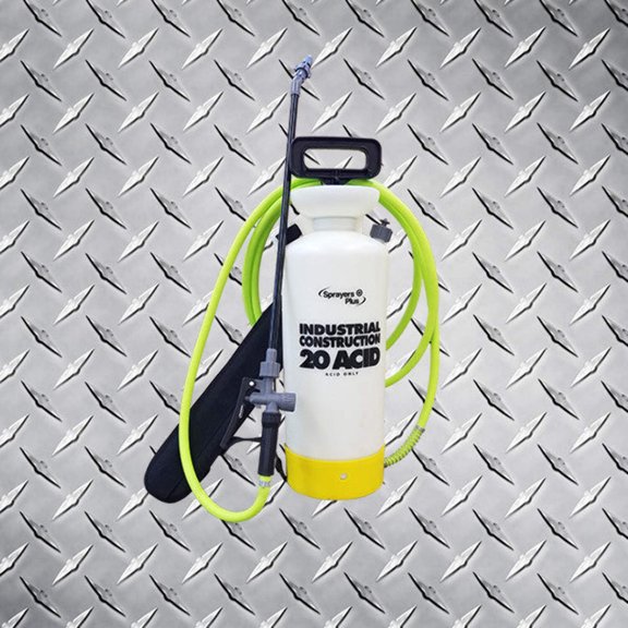 2-Gallon Hand Pump Acid Sprayer with 12-Foot Flex Hose for Precision Application