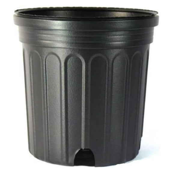 2 Gallon Nursery Pot, (Qty. 10), Black, Full 2 Gallon, Greenhouse Containers