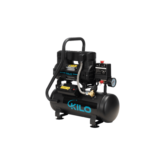 2 Gallon Oil Free Air Compressor, 1.0HP, Max.115 PSI Pressure, 65dB Ultra Quiet Compressor for Auto Repair, Tire Inflation, Spray Painting, Woodwork Nailing