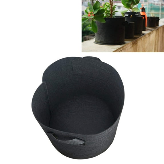 2 Gallon Planting Grow Bag – Non-Woven Aeration Fabric Pot with Handle for Healthy Root Growth