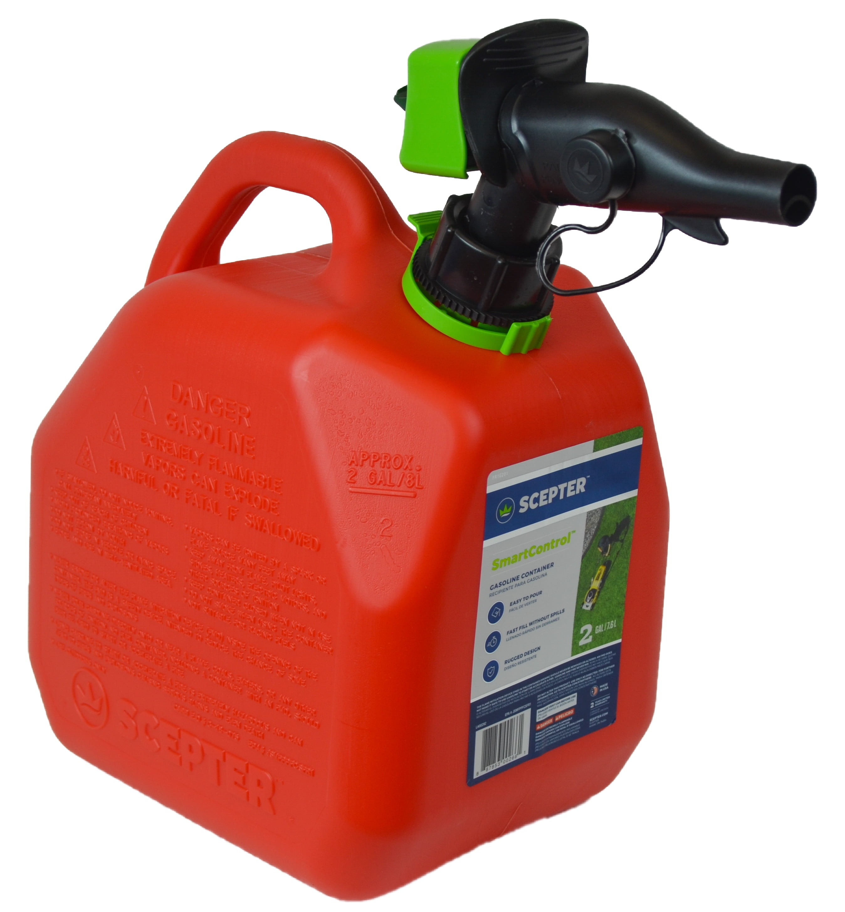 2-GL Scepter SmartControl Gas Can Height 14",