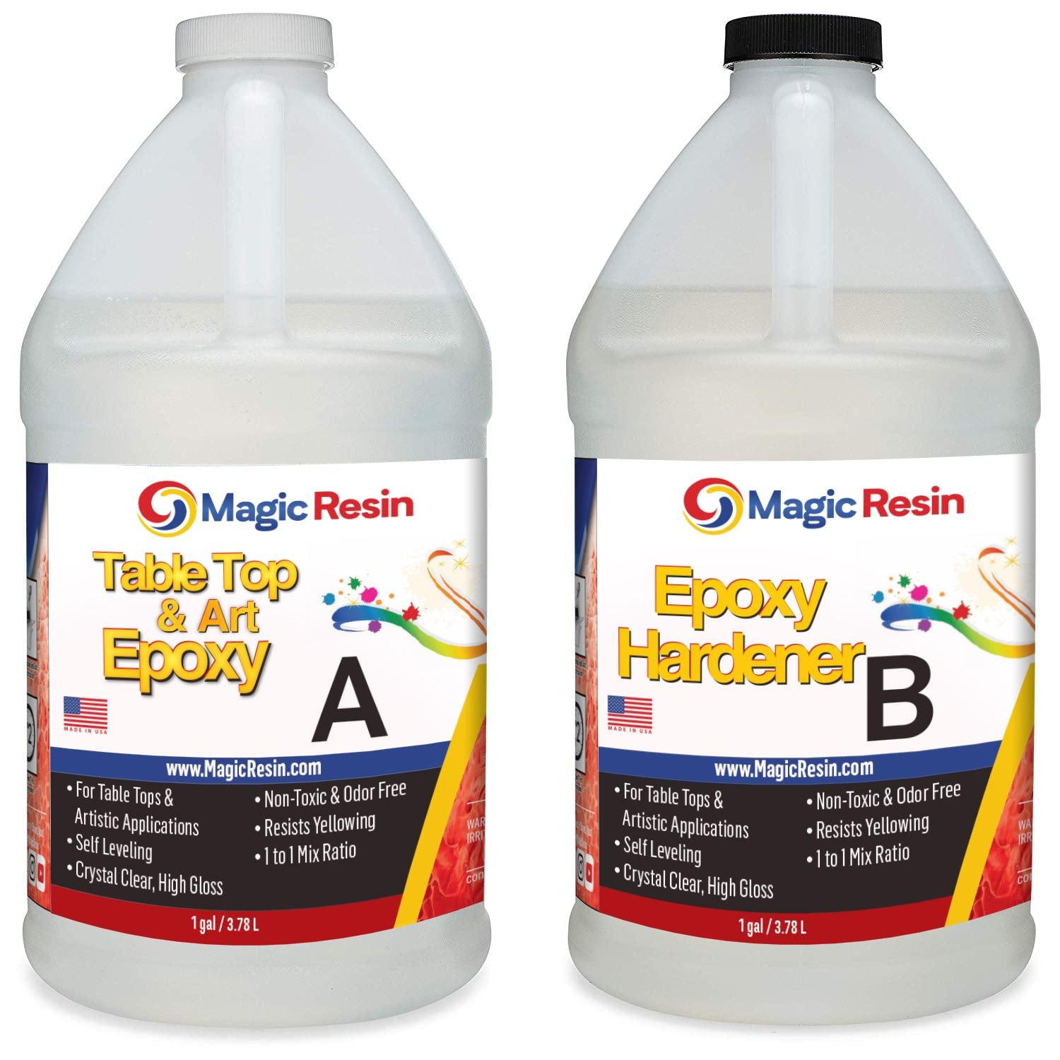 2 Gallon | Table Top & Art Clear Coating Epoxy Resin Kit | Free Express Shipping