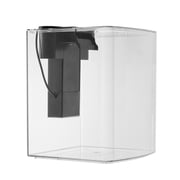 Fish Tank Aquarium, 2 Gallon Arch Ultra-Clear GPPS Starter Smart Tank Adjustable 3 Color Lighting, Self Cleaning System Fishbowl for Freshwater & Saltwater Fish Home, Office, or Pet Use