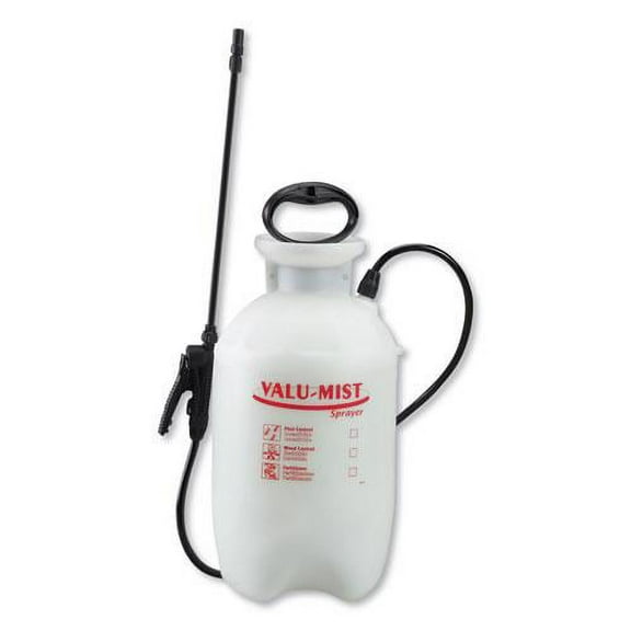 TOLCO 2 Gallon Valu Mist Tank Sprayer, 0.38" x 32" Hose, White