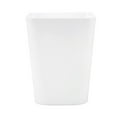 thumbnail image 1 of 2 Gallon Wastebasket,Plastic Small Trash Can Wastebasket,Rectangular Commercial Office Wastebasket,Garbage Container Basket for Bathrooms,Laundry Room,Kitchens,Offices,Dorms(White), 1 of 4
