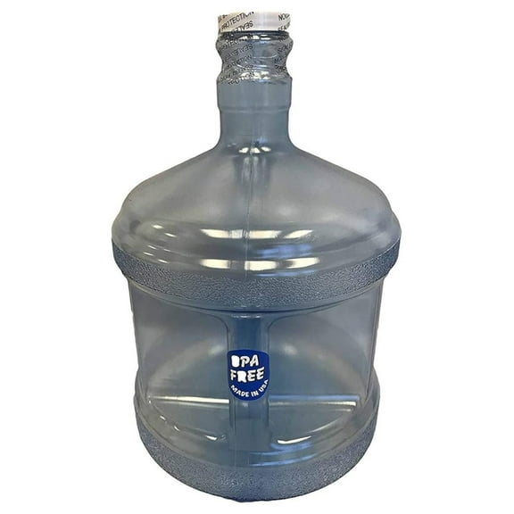 2 Gallon Water Bottle Tritan BPA-Free - Leak-Proof Jug with Spigot & Handle - Reusable Food Grade Plastic Container - Made in USA - for Home, Office, Emergencies