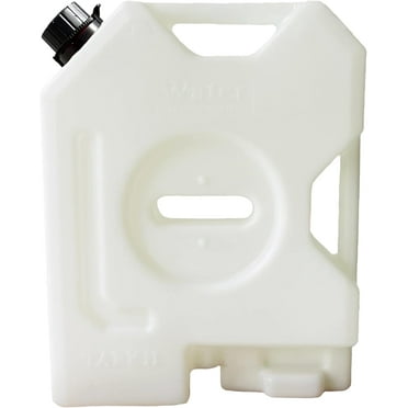 2-Gallon Water Container, White Water Can for Vehicles, Portable Water Tank (1 pcs)