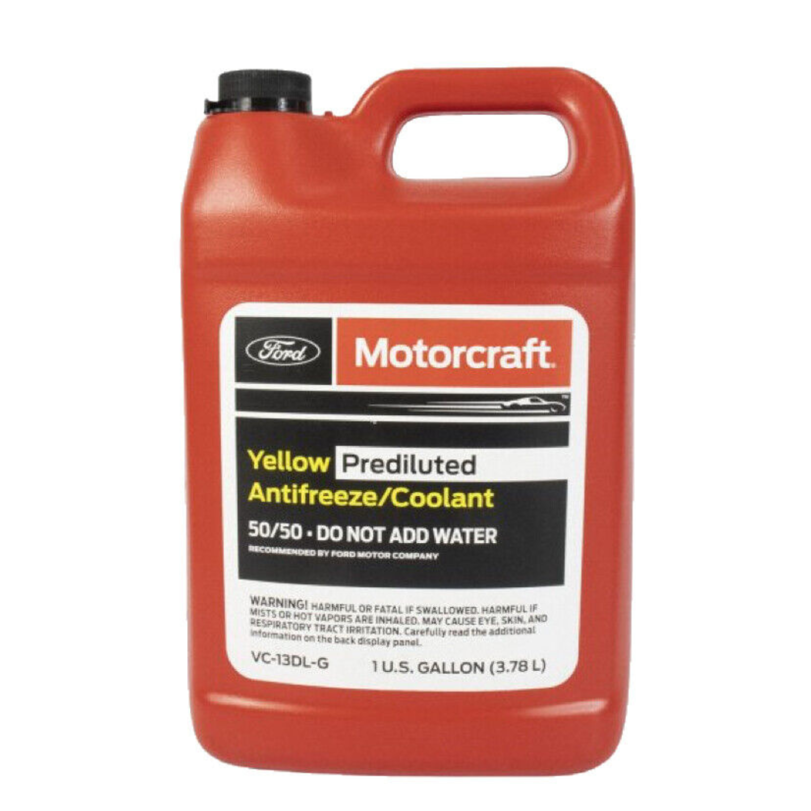 2 Gallons Engine Coolant Antifreeze MOTORCRAFT Orange/Yellow Pre