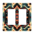 Two Socket Outlets 2-Gang Double Gang Switch Wall Plate, Receptacle Outlet Cover Decor ...