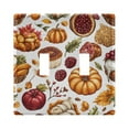 2 Gang Light Switch Cover Plate Cake Pomegranate Pumpkin Wall Plate
