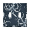 thumbnail image 1 of 2 Gang Light Switch Cover Plate Octopus Sketchy Wall Plate Decorate Electrical Outlet Cover Plates 4.56”x4.48”, 1 of 8
