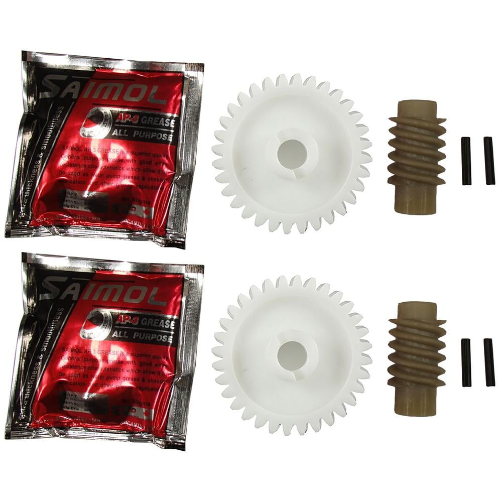 2 Garage Door Opener Drive Gears Worm for Chamberlain Craftsman