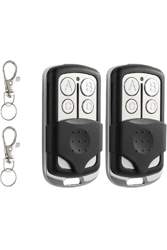 2 Garage Door Opener Remote,for Chamberlain Openers with Purple Yellow Green Orange Red Learn Button,893MAX 953EV/EVC,Keychain