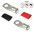 thumbnail image 1 of 2-Gauge 3/8 in. Pure Copper Tin Coated Cable Lugs with Heat Shrink (25-Pack), 1 of 4