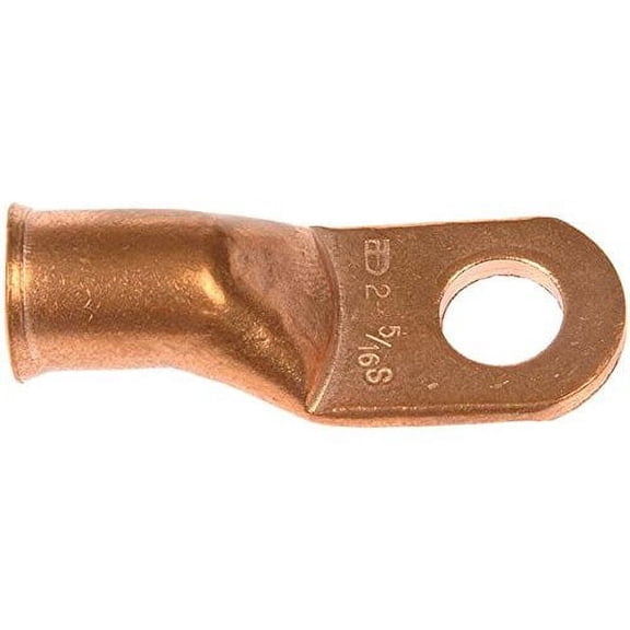 2 Gauge 5/16 In Copper Ring Lugs