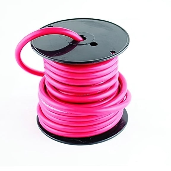 OEM Grade Cobra Wire 2 AWG Tinned Copper Marine Battery Cable Compatible with Boats RVs Outboards 50 Foot Red Spool COB-A2002T-R