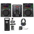 thumbnail image 1 of 2) Gemini MDJ-600 USB/CD Media Players DJ MIDI Controllers+Mixer+Mic+Headphones, 1 of 11