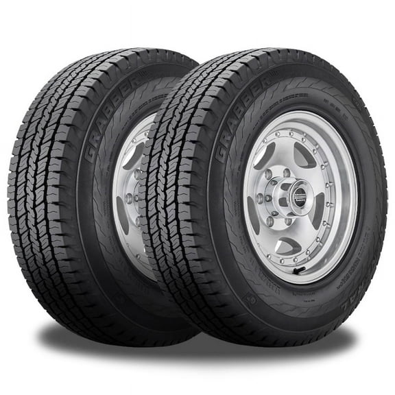 2 General Grabber A/TX 35x12.5x18 123R All Terrain 3PMSF 50K Mi Warranty 10 PLY 4505650000 / 35/12.5/18 / 3512.518