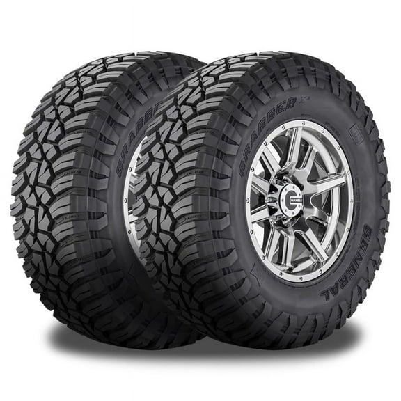 2 General Grabber X3 315/70R17 121/118Q Off-Road Mud Tires Truck SUV 10 PLY 4505810000 / 315/70/17 / 3157017