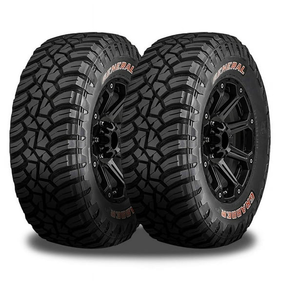 2 General Grabber X3 Red Letter 265/70R17 121/118Q Off-Road Mud Tires SUV 10 PLY 4505760000 / 265/70/17 / 2657017