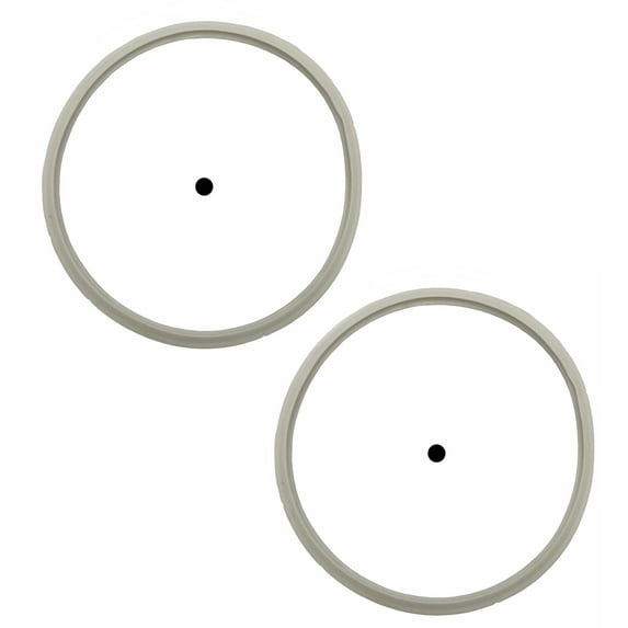 2 Genuine Presto 09980 Pressure Cooker Sealing Ring Gasket & Overpressure Plug