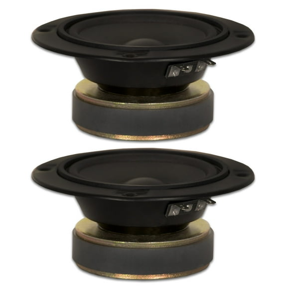 2 Goldwood Sound GM-85/4 Poly Mica 5" Midranges 120 Watt each 4ohm Replacement Mids