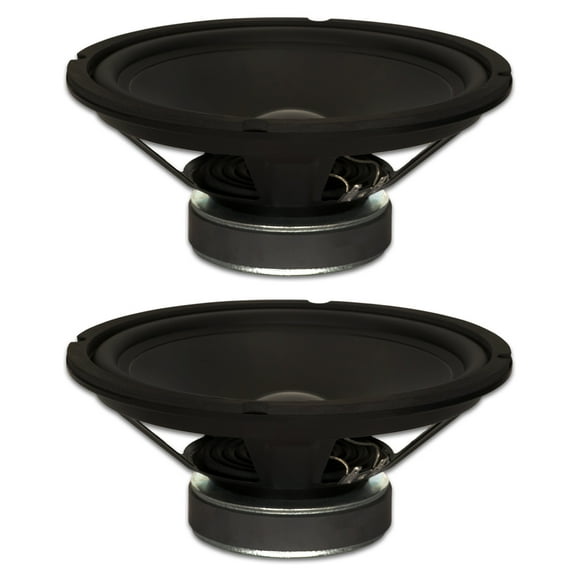 2 Goldwood Sound GW-1038 Rubber Surround 10" Woofers 250 Watts each 8ohm Replacement Speakers