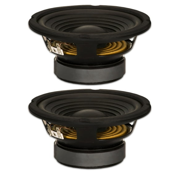 2 Goldwood Sound GW-206/4 OEM 6.5" Woofers 180 Watts each 4ohm Replacement Speakers