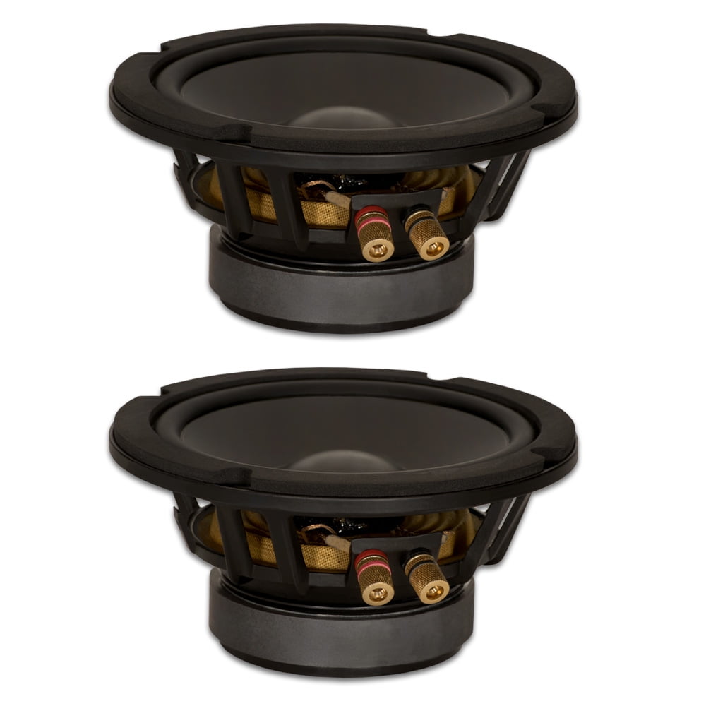 2 Goldwood Sound GW6PC8 Heavy Duty 8ohm 6.5" Woofers 280 Watts each Replacement Speakers