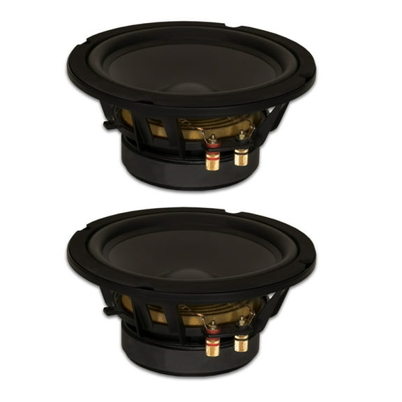 2 Goldwood Sound GW-8PC-4 Heavy Duty 4ohm 8" Woofers 330 Watts each Replacement Speakers