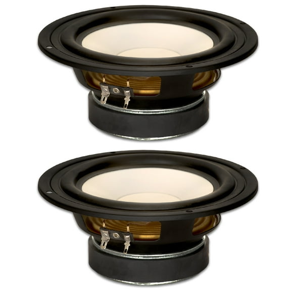 2 Goldwood Sound GW-S650/8 Poly Cone 6.5" Woofers 170 Watts each 8ohm Replacement Speakers