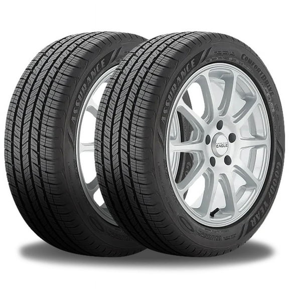 2 Goodyear Assurance Comfortdrive 255/55R20 107H All Season Tires 60K MI Warranty 413929582 / 255/55/20 / 2555520