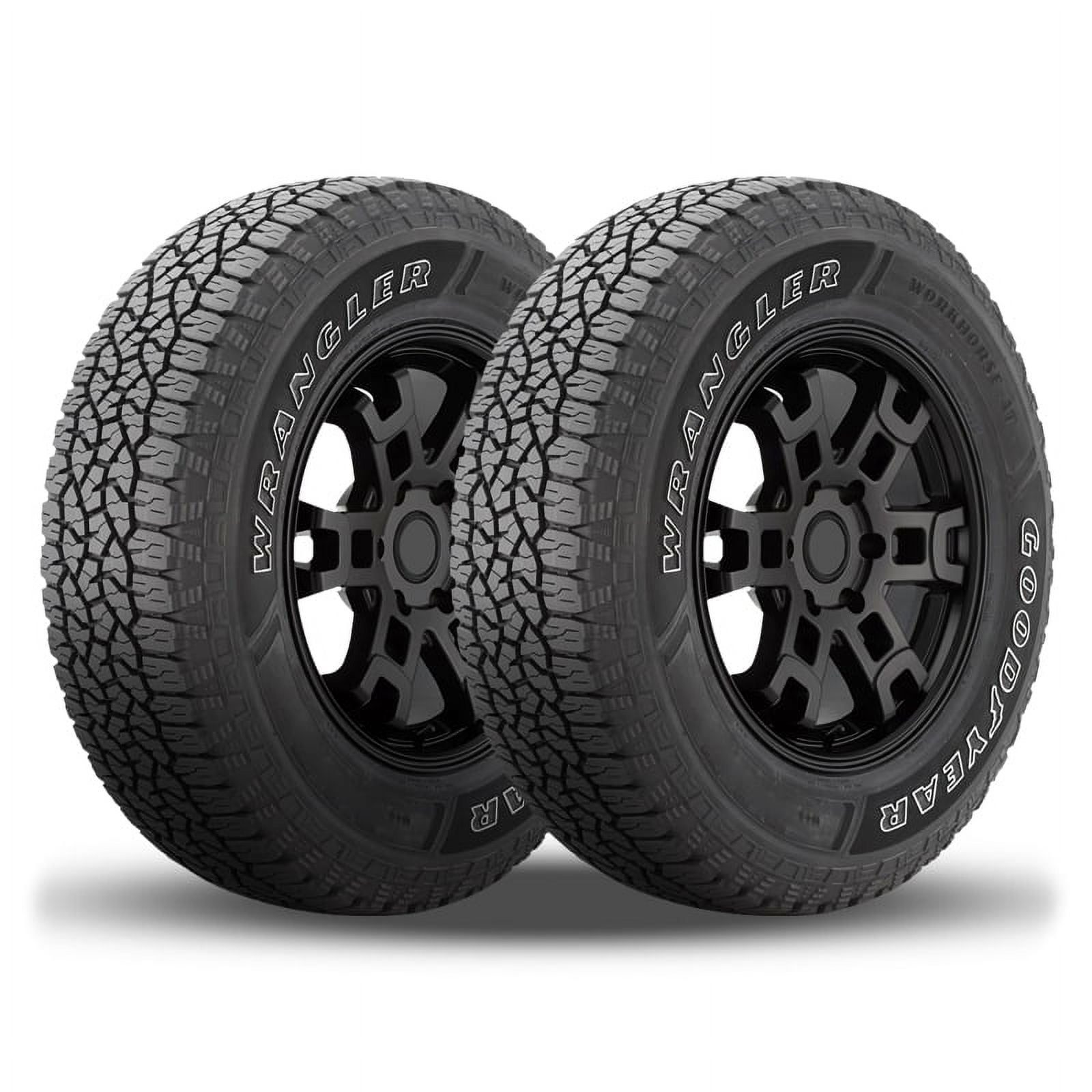 2 Goodyear Wrangler Workhorse A/T LT 265/70R18 124S OWL Tire, All ...